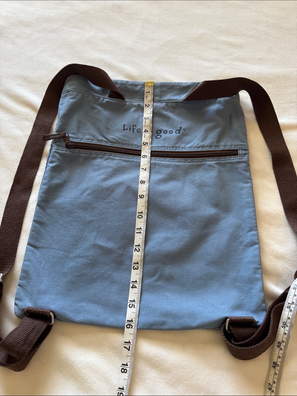Life Is Good drawstring back pack - Picture 6 of 10